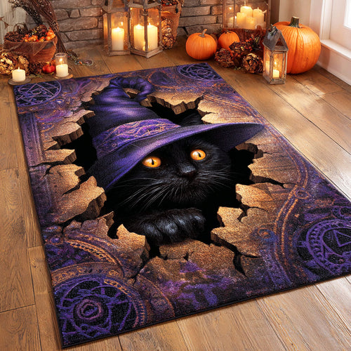 Witch Cat Night Area Rug NCU0TD724
