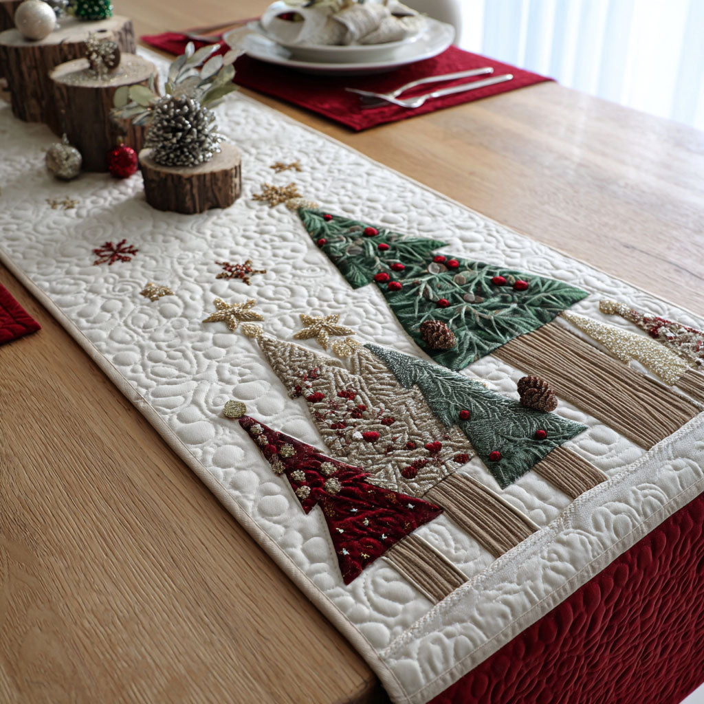 Woodland Cheer Quilted Table Runner NCU0TP0072