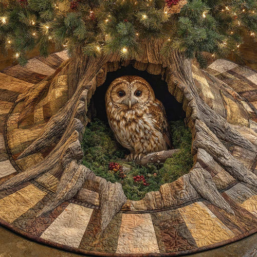 Woodland Guardian Quilted Tree Skirt NCU0XD1368