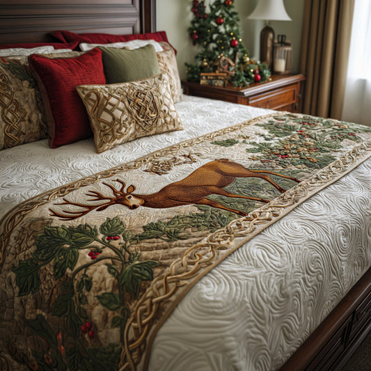 Woodland Heir Quilted Bed Runner NCU0HH1089