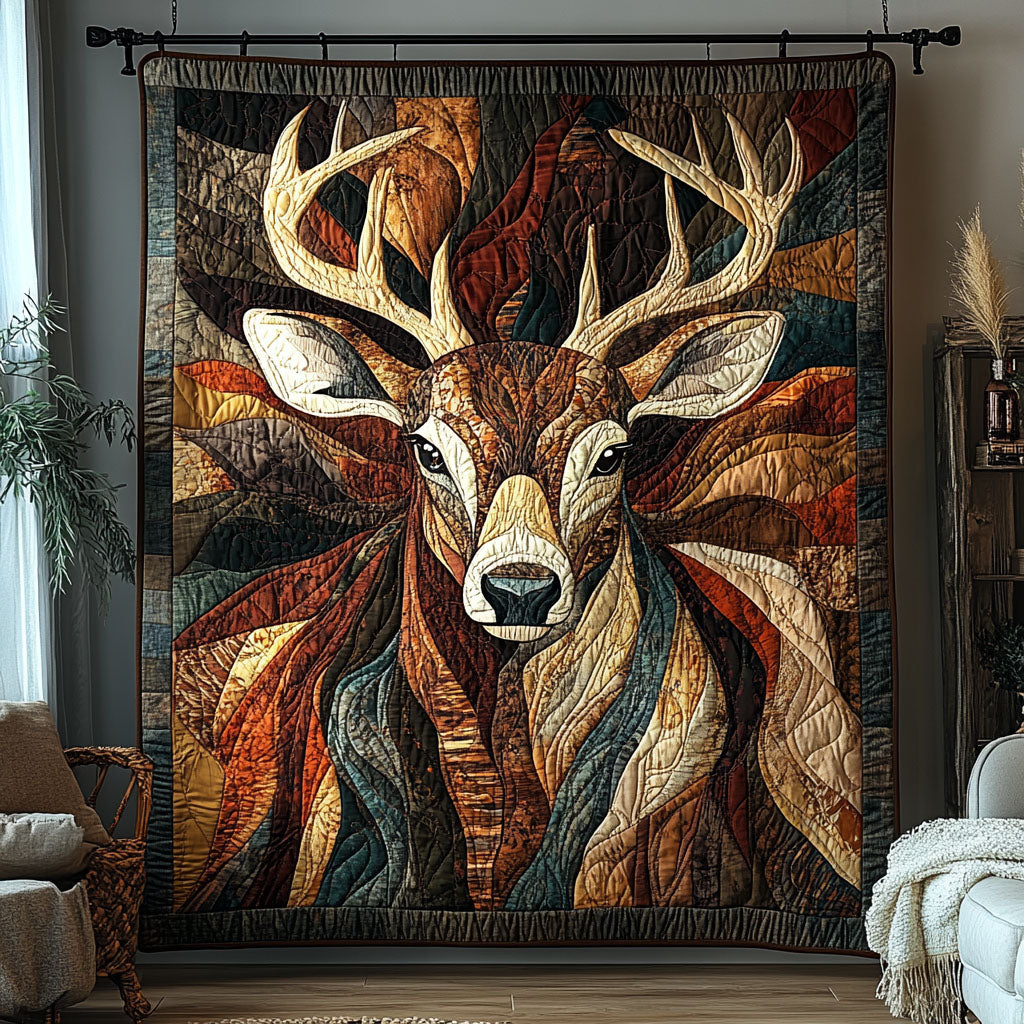 Woodland Majesty Quilted Blanket NCU0DK2140