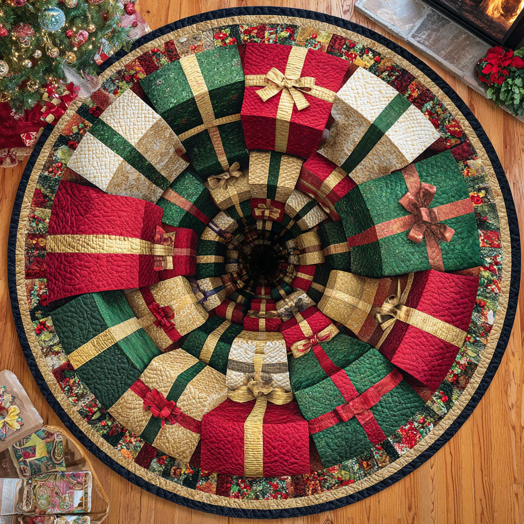 Yuletide Dream Quilted Round Mat NCU0TD352