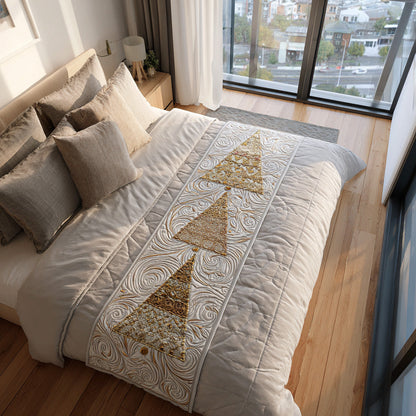 Yuletide Grove Quilted Bed Runner NCU0DV7565