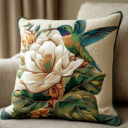 Magnolia Flight Quilted Pillow Case NCU0DH665