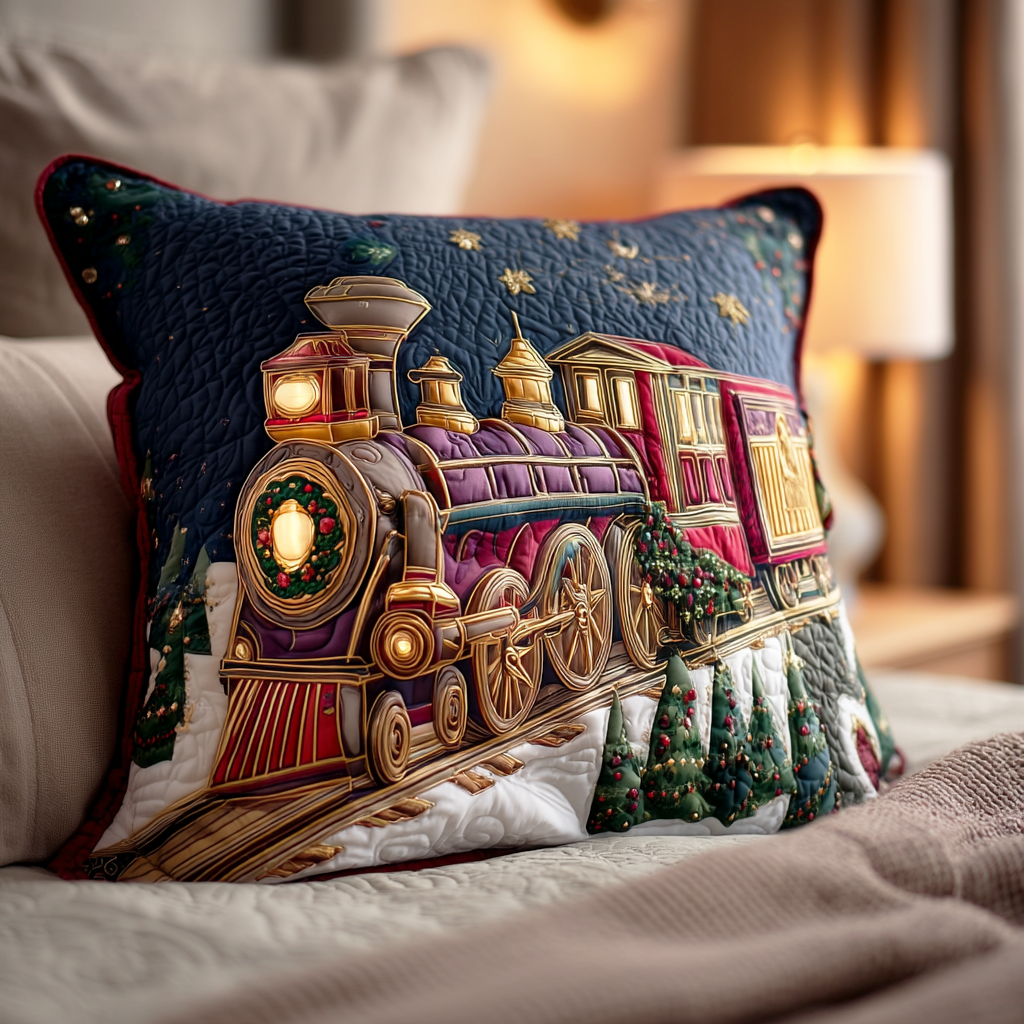 Holiday Steam Line Quilted Pillow Case NCU0NTD802
