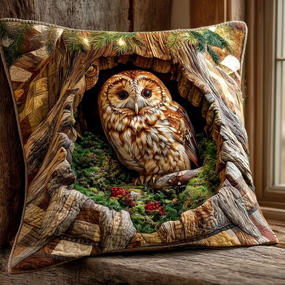 Woodland Guardian Quilted Pillow Case NCU0XD1368
