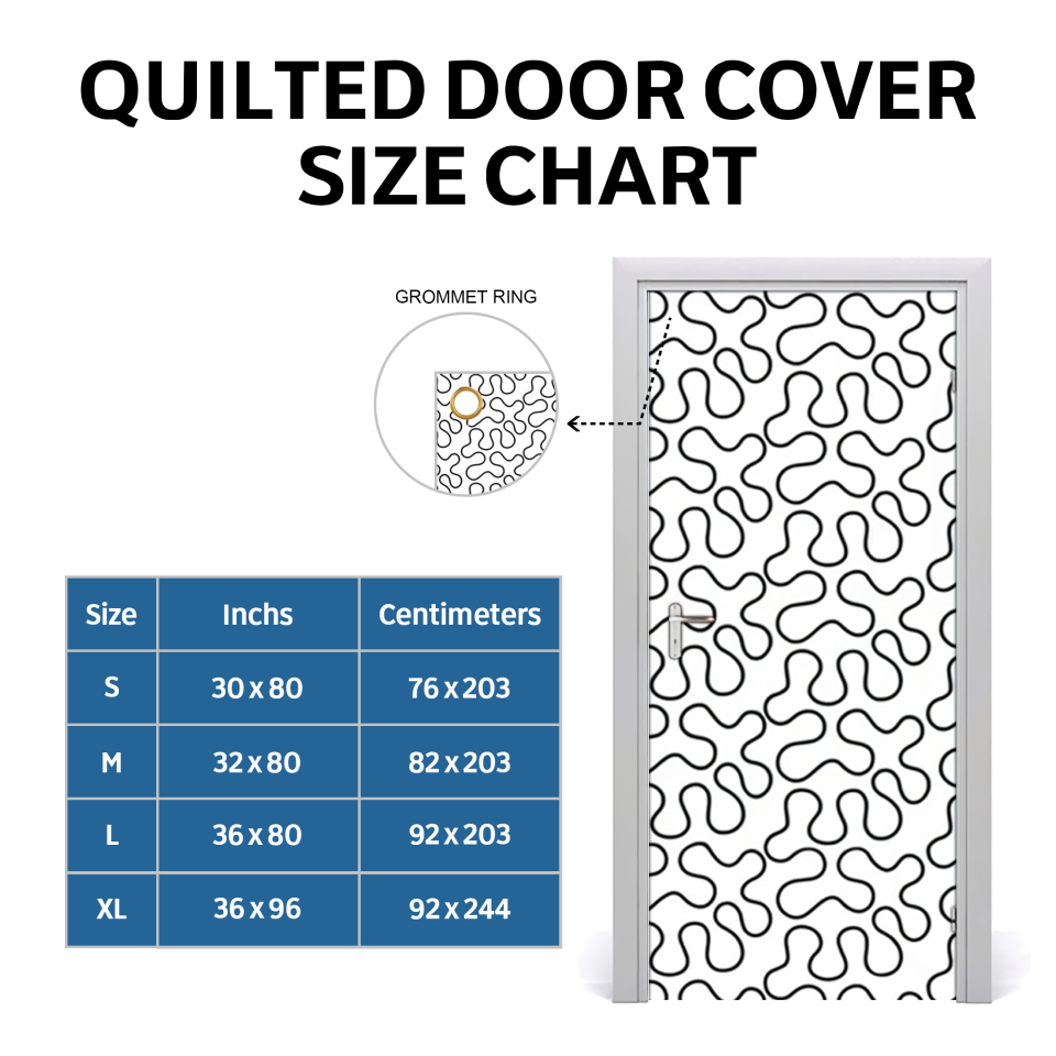 Peace Garden Quilted Door Cover NCU0TP0011