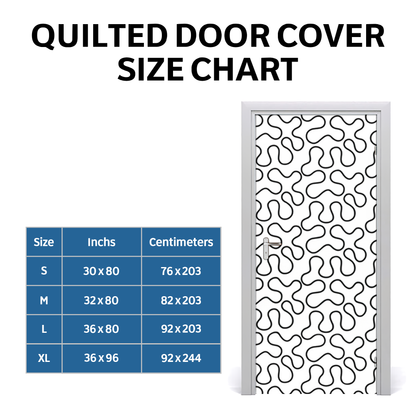 Santa Greeting Quilted Door Cover NCU0DH485